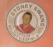 #VV. SYDNEY SWANS 2004 AFL CAPTAINS MEDALLION - STUART MAXFIELD