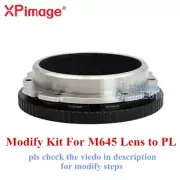 XPimage M645-PL Modify Adapter for Mamiya 645 M645 Lens to ARRI PL Cinema Camera