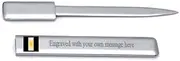 U.S Marines Second Lieutenant Engraved Letter Opener