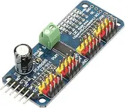 PCA9685 16 Channels 12Bit PWM,2pcs Servo Shield Motor Driver I2C Module 40~1000Hz 5V for Arduino Robot (KOSDFOGE)