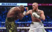 Conor McGregor and Floyd Mayweather Jr fight, Las Vegas, 2017 7x5 Photo