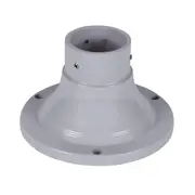 BB-100 Post Base Silver Aluminium - 10697