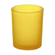 GGP 40 Bulk Yellow Frosted Glass Votive Candle Holders Table Centreoieces Xmas Wedding Anniversary Event Recption Party Function Or Home Decor