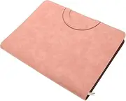 COHEALI Id Storage Bag Waterproof Zipper Pouches Document Holder Document Bag Soft Portable Folder Zip Travel Passport Pouch Passport Case Property Deed Organizer Pink Pu
