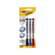 Bic Whiteboard Marker Velleda Liquid Ink Technology Assorted Colors 3 Pack