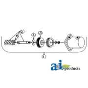 A-1041940m91 Power Steering Kit Fits Massey Ferguson Parts 20 2135 To35 135 35