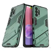For Samsung A13 5G Shockproof Dual-Layer Stand Cover - Green