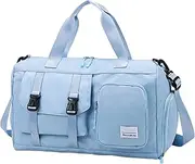 Fitness Duffel Bag | Oxford Cloth Lightweight Gym Bag | Dry and Wet Separation Large Travel Duffel Bag, Weekender Carry- Tote Bags for Men, Sports Gym, Travel, and Outdoor Use