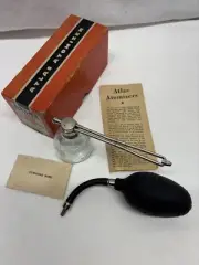 Vintage DeVilbiss Made ATLAS ATOMIZER NO. 24 Glass Spray Bottle In Box