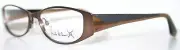 NICOLE MILLER DEMURE BROWN New Optical Eyeglass Frame For Women