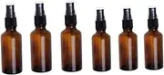 Beavorty Essential Oil Travel Bottles 6 Pack Empty Spray Bottles 3x30ml 3x50ml for Hair Perfume