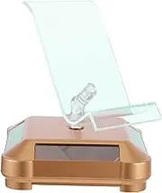 Gatuida Solar Powered Rotating Display Rack for Phones Glasses Motorized Turntable Stand for Enhanced Product Presentation for Malls Trade Shows and Retail Spaces