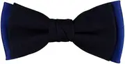 [TigerTie] Pre-tied two-tone toddler baby silk bow tie in plain - 29 to 40 cm neck circumference adjustable + storage box