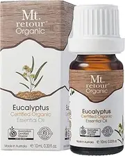 Mt Retour Organic Eucalyptus Essential Oil 10 ml, 10 milliliters