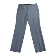 Hugo Boss Mens Modern Fit Super-Flex Wool Blend Glen Plaid Suit Pants Blue 36R