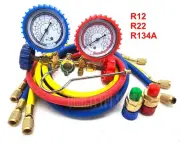 Manifold Gauge Set HVAC A/C Refrigeration Charging Service W/ 600PSI HOSES