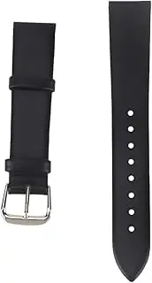Gatuida 2pcs Buckles Men with Black- mm Women Vintage Wristband Tabby Replacement Mm for Bands Silver Fashion- Strap Straps Watch Black Thin Cattlehide Ultra Endurable Universal