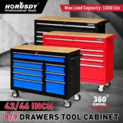 HORUSDY 8/9 Drawer Tool Box Chest Cabinet Trolley Box Garage Storage Toolbox