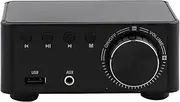 HiFi 5.0 Digital Audio Amplifier Board Memory Card Player 50W X 2 Stereo for Home Entertainment (Black)