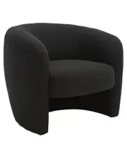 Safavieh Couture Everly Boucle Barrel Back Accent Chair