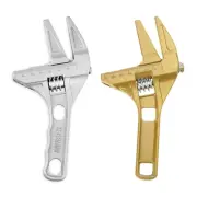 Adjustable Wrench Spanners Pipe Wrench 6-68mm Wide Jaw Large Openings Short
