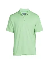 BEN HOGAN Performance Short Sleeve Collared Pull-On BLUE Polo Shirt Mens S NEW