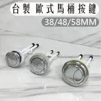 在飛比找momo購物網優惠-【蝴蝶衛浴】台製 歐式馬桶按鈕開關(58MM 按鍵式兩段沖水