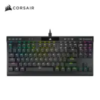 在飛比找momo購物網優惠-【CORSAIR 海盜船】K70光軸 RGB TKL機械式鍵