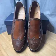 BROOKS BROTHERS LUXURY DK BRWN CORDOVAN 200 YEARS ANNIVERSARY LOAFERS SZ 11. NIB