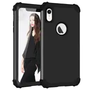 MCC Impact iPhone XR Shockproof 3in1 Rugged Case Cover Apple iPhoneXR [Black]
