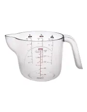 [Gourmet Kitchen] Modern Weight Conversion Measuring Cup Set 1000ml in Clear