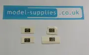 Spot On Reproduction Number Plates Square Front, Square Rear Tri-ang