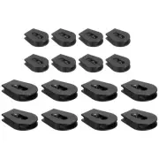 16Pcs Wheeled Cord Locks for Drawstring Toggle Slider Stopper, 0.8/1.5 Inch