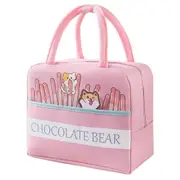 Cute Lunch Tote Bags Lunch Box Lunch Bag,Reusable Small Leakproof Cooler Lunch Box Bags for School Work Office Picnic or Travel