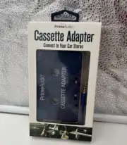 NEW Prime Audio Car Cassette Aux Adapter 3.5mm Universal Cable Tape Adapter