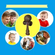 Luxury Wenge wooden Kendama Sword ball Traditional Skillful Wood Toy for family