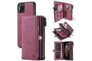Apple iPhone 11 Pro CaseMe 018 Detachable Wallet, 17 Card Slots, 2in1 Design