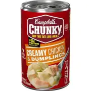 Chunky Soup, Creamy Chicken And Dumplings Soup, 18.8 Oz Can