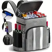 NNETM Large Capacity Waterproof Picnic Backpack - Grey