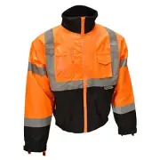 Cordova J300-2XL Reptyle Type R, Class III, Orange 3-In-1 Bomber Jacket, PU...
