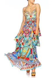 GATHERED TIERED DRESS CLOSE TO MY HEART