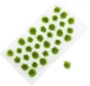 DIY Model Grass Cluster Realistic Miniature Landscape Decor Artificial Plant Faux Turf for Train Sets