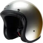 Hedon Hedonist Interstellar ECE, open face helmet , color: Silver/Orange , size: M