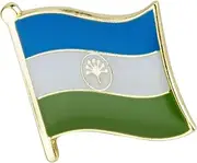 [Pinstant] Bashkortostan Republic Bashkiria Bashkir Russia Russian Federation 0.66" Enamel Pin, 0.66 Inches, Enamel, enamel