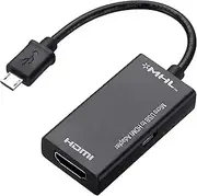 Micro USB to HDMI Cable Adapter Micro USB to HDMI 1080P Video Graphic Converter, Video Audio Output for Cellphone Android Smartphone & Tablet TV