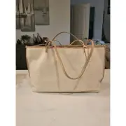 Universal Thread Goods Co Tote Cream Plush Recycled Polyester NEW