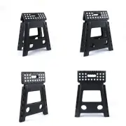 Compact Portable Folding Stool - Lightweight Black Chair for Outdoor Camping & E