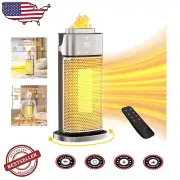 Energy-Efficient Tower Heater with Adjustable Thermostat & Built-in Humidifier