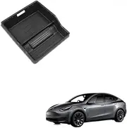 Tesla Model Y Premium Front Seat Storage Tray | Underseat Car Storage Box Compatible With Tesla Model Y 2022-2024 | Cluter-Free Under Seat Storage Accesory For Tesla Australia