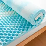 2 Inch Egg Crate Memory Foam Mattress Topper King Size, Pressure Relief & Coolin